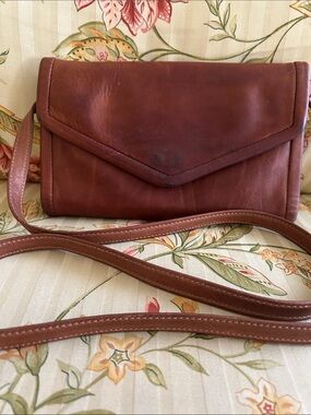 Julia Duren ALL Leather Crossbody Organizer Bag